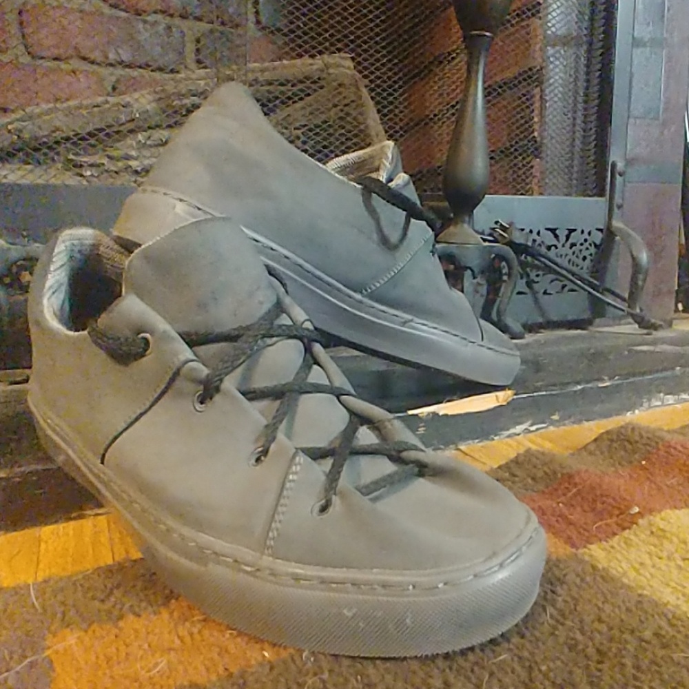 Zara Mens Shoes | Canvas Style Shoes | Grey Shoes